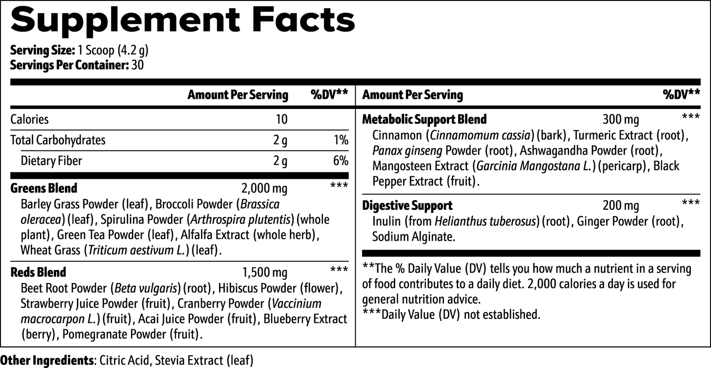 Vital Greens Superfood Powder